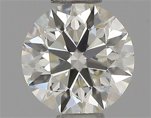 Picture of Natural Diamond 0.50 Carats, Round with Excellent Cut, I Color, VS1 Clarity and Certified by IGI