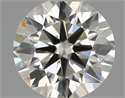 Natural Diamond 0.40 Carats, Round with Excellent Cut, I Color, VS2 Clarity and Certified by IGI