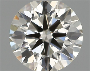 Picture of Natural Diamond 0.40 Carats, Round with Excellent Cut, I Color, VS2 Clarity and Certified by IGI