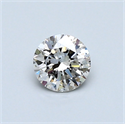 Natural Diamond 0.50 Carats, Round with Very Good Cut, I Color, SI1 Clarity and Certified by GIA