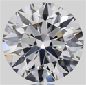 Natural Diamond 0.40 Carats, Round with Excellent Cut, D Color, VS2 Clarity and Certified by GIA