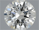 Natural Diamond 0.50 Carats, Round with Excellent Cut, J Color, VVS2 Clarity and Certified by GIA