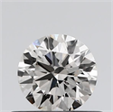 Natural Diamond 0.46 Carats, Round with Excellent Cut, K Color, VVS1 Clarity and Certified by GIA