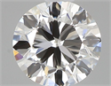 Natural Diamond 0.40 Carats, Round with Very Good Cut, G Color, VVS2 Clarity and Certified by GIA