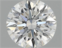 Natural Diamond 0.42 Carats, Round with Excellent Cut, H Color, SI2 Clarity and Certified by GIA