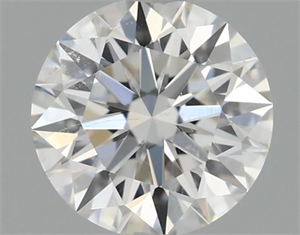 Picture of Natural Diamond 0.42 Carats, Round with Excellent Cut, H Color, SI2 Clarity and Certified by GIA