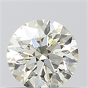 Natural Diamond 0.40 Carats, Round with Excellent Cut, K Color, SI1 Clarity and Certified by IGI