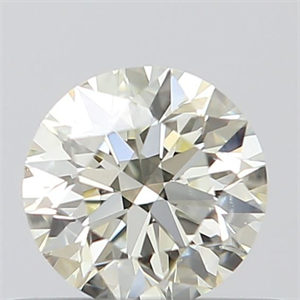 Picture of Natural Diamond 0.40 Carats, Round with Excellent Cut, K Color, SI1 Clarity and Certified by IGI