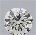 Natural Diamond 0.51 Carats, Round with Excellent Cut, J Color, SI2 Clarity and Certified by IGI