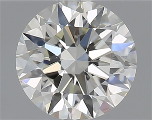 Picture of Natural Diamond 0.40 Carats, Round with Excellent Cut, J Color, VS2 Clarity and Certified by GIA