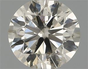 Picture of Natural Diamond 0.51 Carats, Round with Excellent Cut, J Color, SI2 Clarity and Certified by IGI