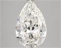 Natural Diamond 3.02 Carats, Pear with  Cut, G Color, SI1 Clarity and Certified by GIA