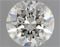 Natural Diamond 0.50 Carats, Round with Very Good Cut, K Color, VVS1 Clarity and Certified by GIA