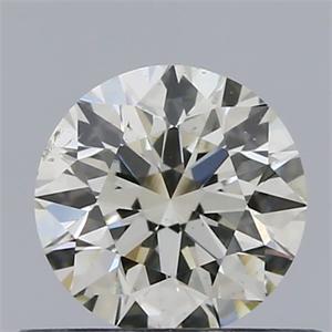 Picture of Natural Diamond 0.46 Carats, Round with Excellent Cut, I Color, VS2 Clarity and Certified by IGI