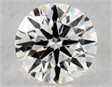 Natural Diamond 0.40 Carats, Round with Very Good Cut, J Color, VS1 Clarity and Certified by GIA