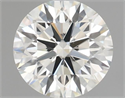 Natural Diamond 0.55 Carats, Round with Excellent Cut, I Color, VS1 Clarity and Certified by IGI