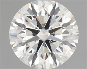 Picture of Natural Diamond 0.55 Carats, Round with Excellent Cut, I Color, VS1 Clarity and Certified by IGI