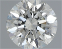 Natural Diamond 0.53 Carats, Round with Excellent Cut, I Color, SI1 Clarity and Certified by GIA