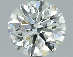 Picture of Natural Diamond 2.18 Carats, Round with Excellent Cut, J Color, SI1 Clarity and Certified by GIA