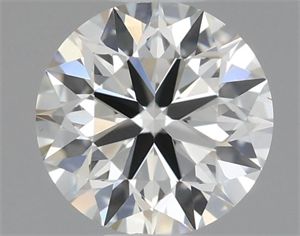 Picture of Natural Diamond 0.55 Carats, Round with Excellent Cut, I Color, VS1 Clarity and Certified by IGI