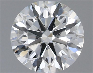 Picture of Natural Diamond 0.55 Carats, Round with Excellent Cut, J Color, VS1 Clarity and Certified by GIA