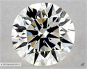 Natural Diamond 0.50 Carats, Round with Excellent Cut, K Color, VVS2 Clarity and Certified by GIA