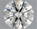 Natural Diamond 0.40 Carats, Round with Excellent Cut, K Color, SI1 Clarity and Certified by IGI