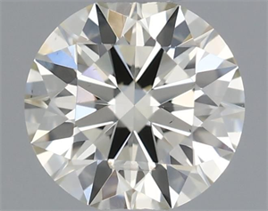 Picture of Natural Diamond 0.40 Carats, Round with Excellent Cut, K Color, SI1 Clarity and Certified by IGI