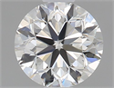 Natural Diamond 0.50 Carats, Round with Very Good Cut, J Color, VVS2 Clarity and Certified by GIA