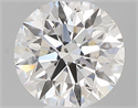 Natural Diamond 0.43 Carats, Round with Excellent Cut, E Color, SI1 Clarity and Certified by GIA