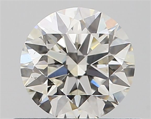 Picture of Natural Diamond 0.52 Carats, Round with Excellent Cut, I Color, SI1 Clarity and Certified by GIA