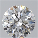 Natural Diamond 1.03 Carats, Round with Excellent Cut, D Color, SI1 Clarity and Certified by GIA