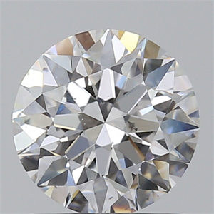 Picture of Natural Diamond 1.03 Carats, Round with Excellent Cut, D Color, SI1 Clarity and Certified by GIA