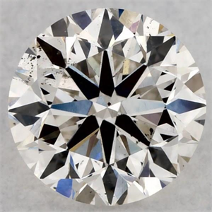 Picture of Natural Diamond 0.48 Carats, Round with Very Good Cut, I Color, SI1 Clarity and Certified by GIA