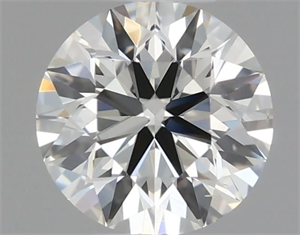 Picture of Natural Diamond 0.40 Carats, Round with Excellent Cut, I Color, VS1 Clarity and Certified by IGI