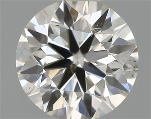 Picture of Natural Diamond 0.50 Carats, Round with Excellent Cut, G Color, SI1 Clarity and Certified by IGI