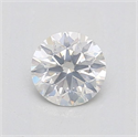 Natural Diamond 0.59 Carats, Round with Excellent Cut, G Color, SI2 Clarity and Certified by IGI