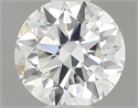 Natural Diamond 0.40 Carats, Round with Very Good Cut, I Color, VVS1 Clarity and Certified by GIA