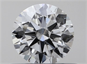 Natural Diamond 0.40 Carats, Round with Excellent Cut, F Color, VS2 Clarity and Certified by GIA