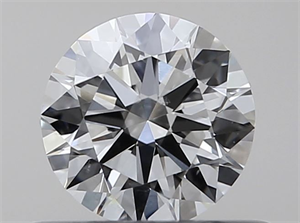 Picture of Natural Diamond 0.40 Carats, Round with Excellent Cut, F Color, VS2 Clarity and Certified by GIA