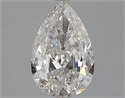 Natural Diamond 1.01 Carats, Pear with  Cut, F Color, I1 Clarity and Certified by GIA