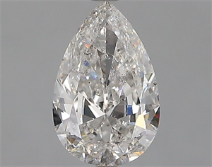 Picture of Natural Diamond 1.01 Carats, Pear with  Cut, F Color, I1 Clarity and Certified by GIA