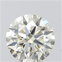 Natural Diamond 0.70 Carats, Round with Excellent Cut, K Color, SI1 Clarity and Certified by IGI