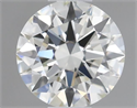 Natural Diamond 0.40 Carats, Round with Excellent Cut, H Color, VS1 Clarity and Certified by IGI