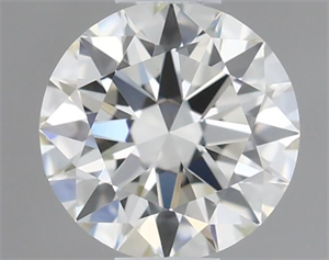 Picture of Natural Diamond 0.40 Carats, Round with Excellent Cut, H Color, VS1 Clarity and Certified by IGI