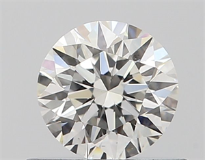 Picture of Natural Diamond 0.50 Carats, Round with Excellent Cut, I Color, VS2 Clarity and Certified by GIA