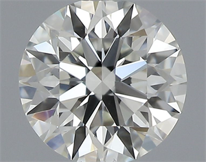 Picture of Natural Diamond 0.42 Carats, Round with Excellent Cut, I Color, VS2 Clarity and Certified by GIA