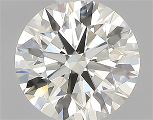 Picture of Natural Diamond 0.41 Carats, Round with Excellent Cut, I Color, VVS2 Clarity and Certified by IGI