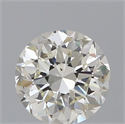 Natural Diamond 0.70 Carats, Round with Good Cut, K Color, VS2 Clarity and Certified by GIA