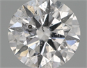 Natural Diamond 0.50 Carats, Round with Excellent Cut, E Color, I1 Clarity and Certified by IGI